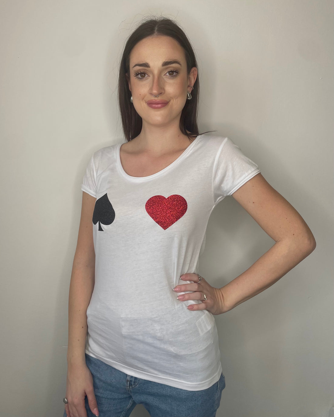 T-shirt Cuore e Picche