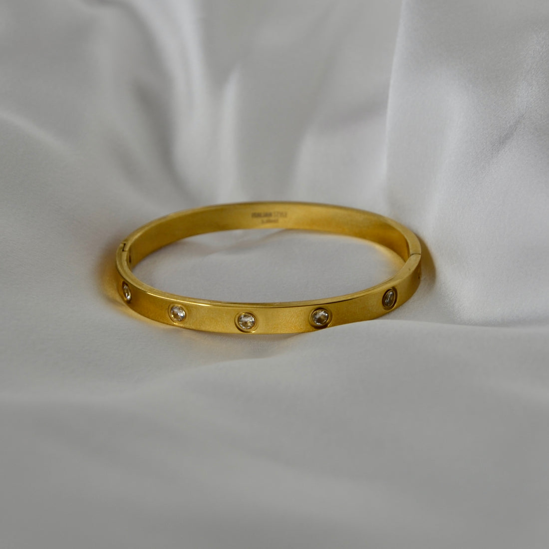 Bracciale rigido con Strass