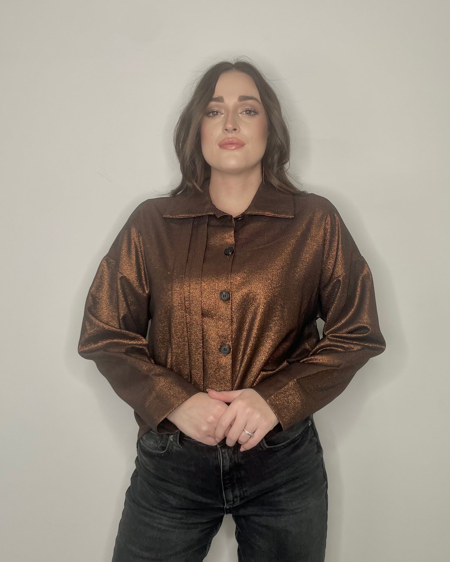 Camicia Lurex Lumina