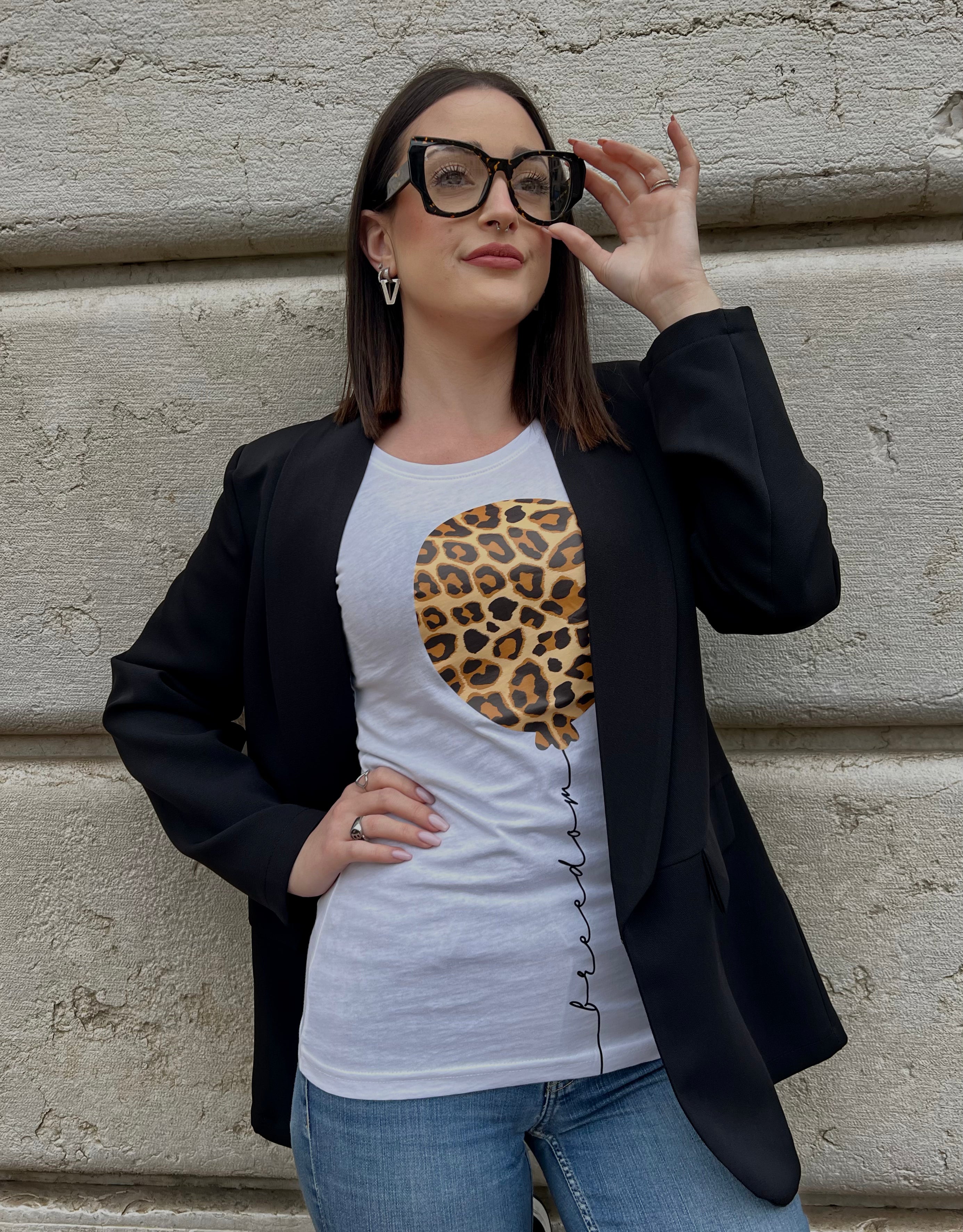 T-shirt Freedom Animalier
