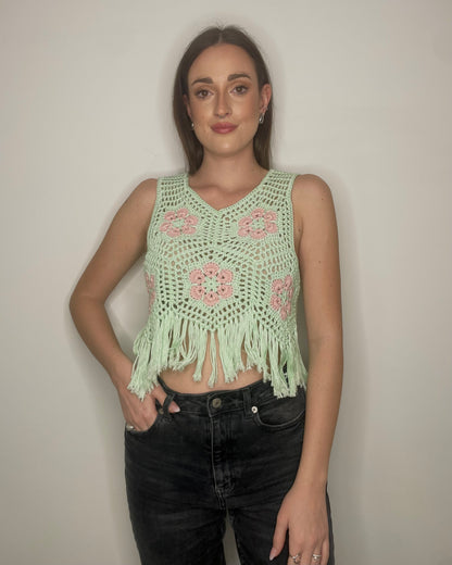 Top Crochet Flower