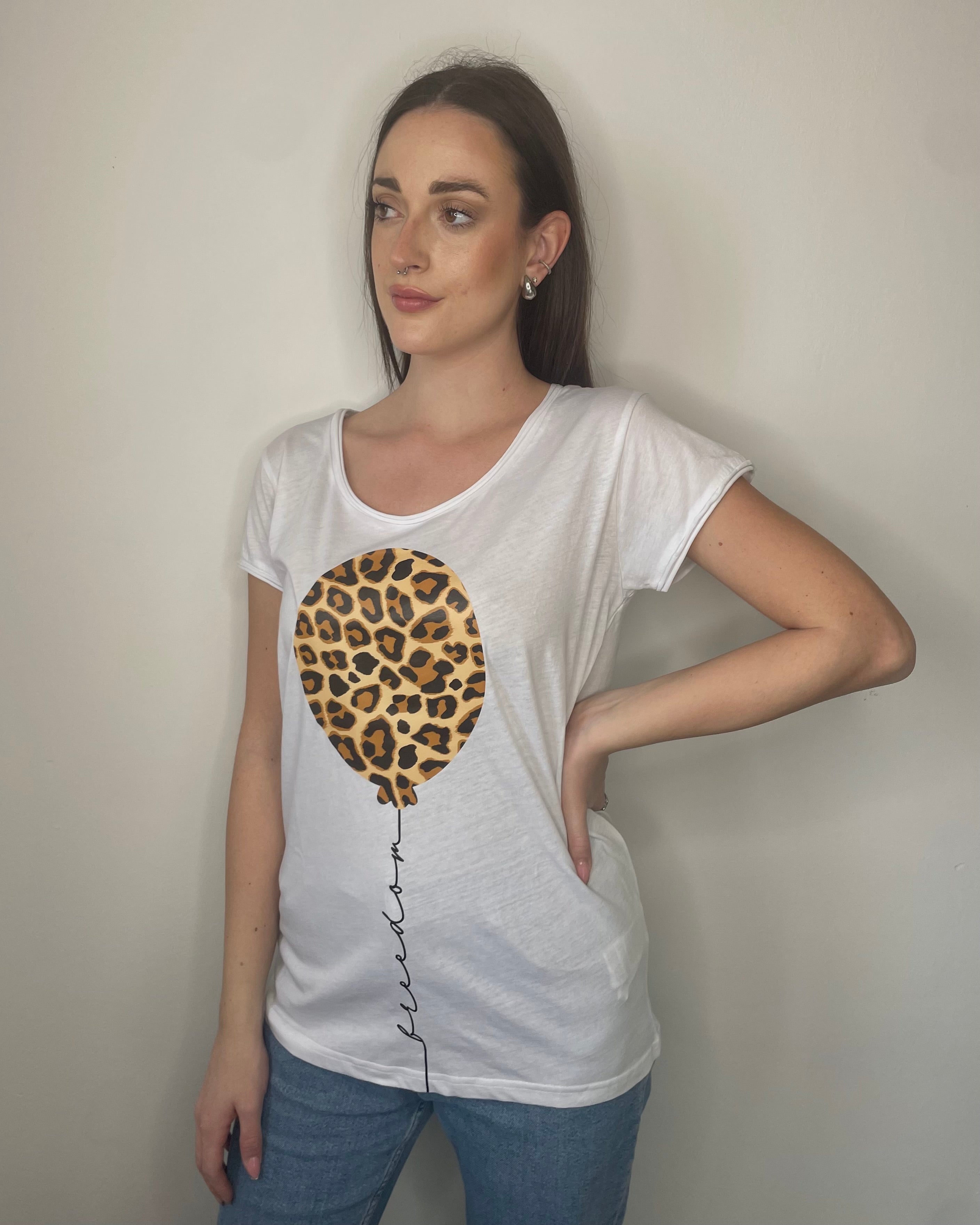 T-shirt Freedom Animalier