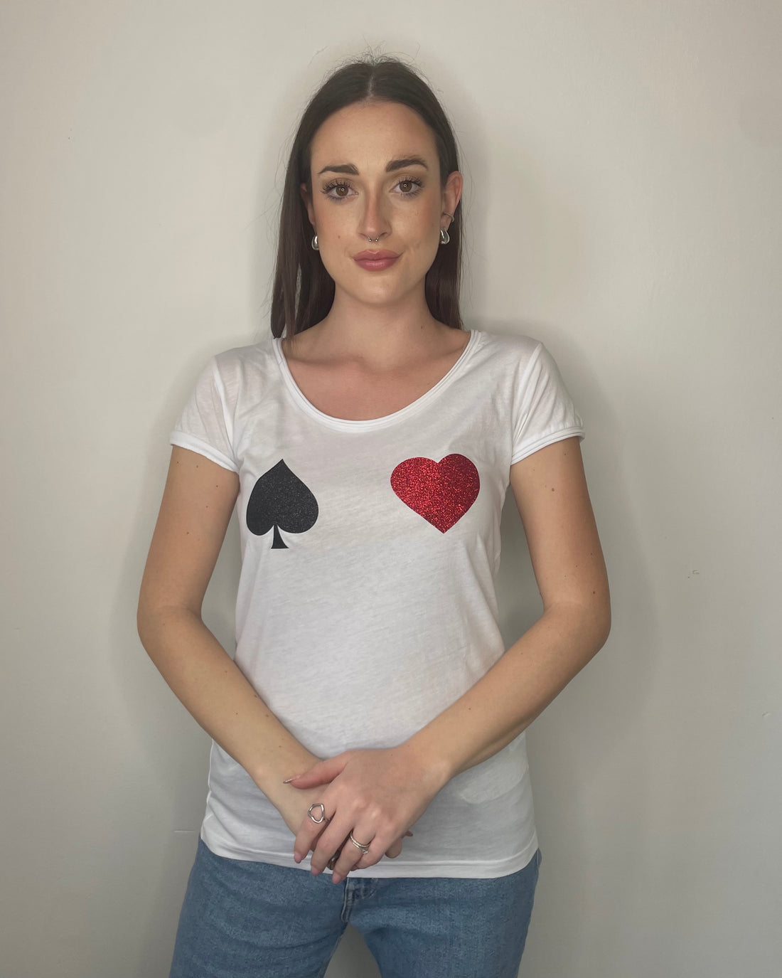 T-shirt Cuore e Picche