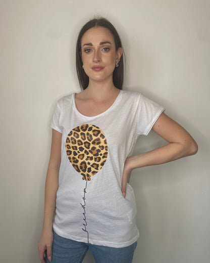 T-shirt Freedom Animalier